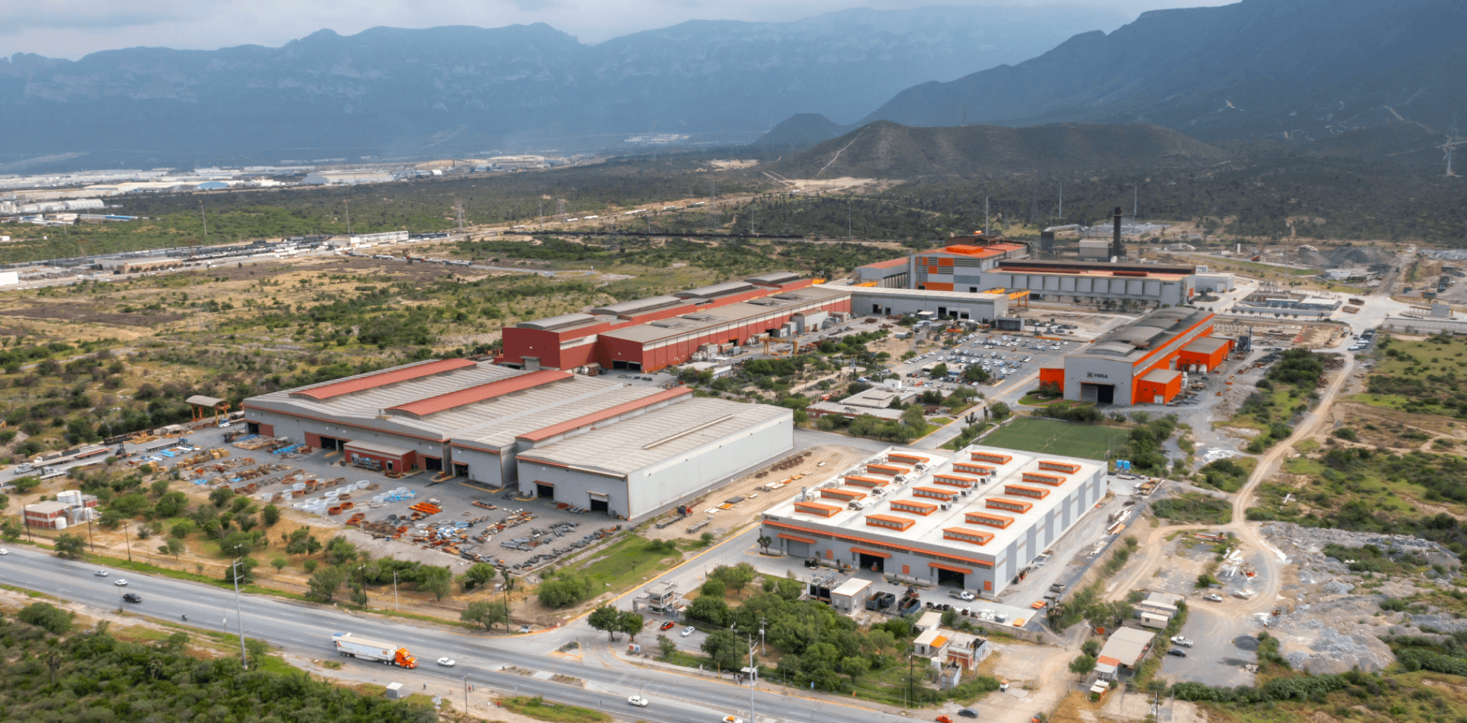 Fotografía panorámica de proyecto industrial